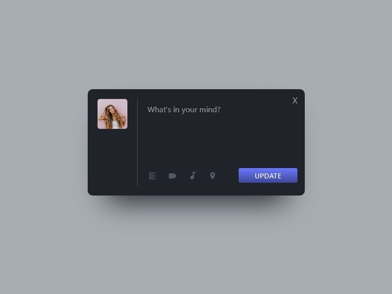 Status update - #dailyui - 081 status update website digital icon web typography ux app design vector app graphic design daily ui graphics daily challange dailyui ui uiux design mumbai india