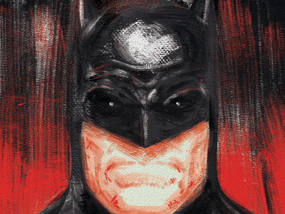 Batman Digital Painting adobephotoshop batman dccomics digitalpainting fanart gotham poster wacomintuos