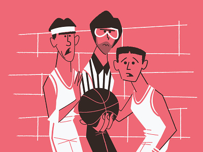 Beasties adrock basketball beastieboys cartoonmodern hiphop mca midcentury miked music rap vector vectorillustration