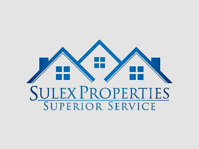 Sulex Properties branding business combo mark design house logo mark modern real estate simple