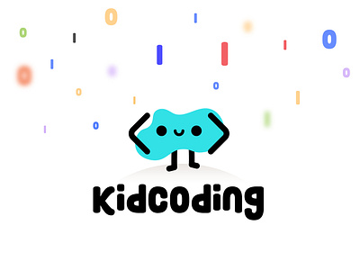 Kidcoding Logo coding design illustration logo