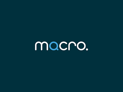 Macro Logo design logo minimal