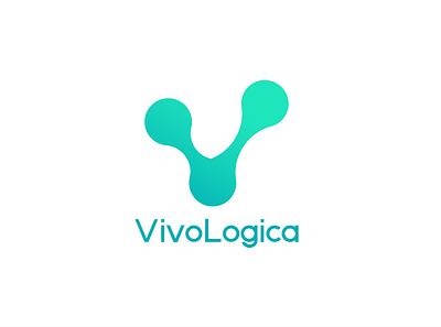 VIVOLOGICA LOGO branding design illustration lab logo