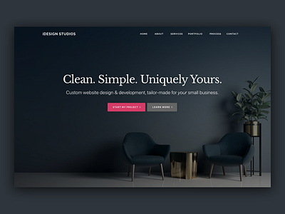 iDesign Studios - 2022 Redesign clean design generateblocks generatepress minimal minimalist simple web design web development wordpress