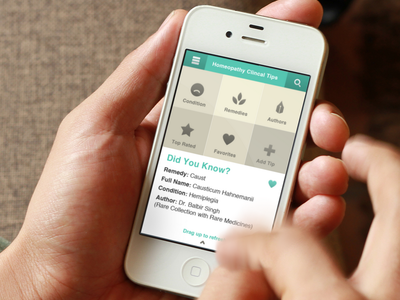 Homeopathy App for iOS