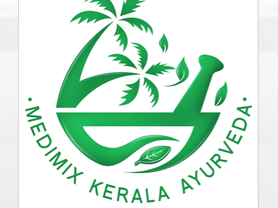 Kerala Medimix logo branding design green identity logo