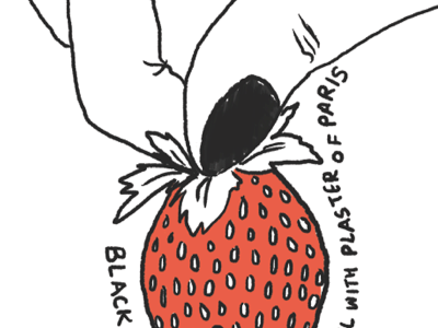 Food Stylus advertising art campaign digital food illustration print sketch strawberry