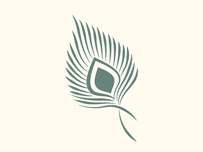 Kadambari Logo art balance brochure design feather identity logo peacock yoga