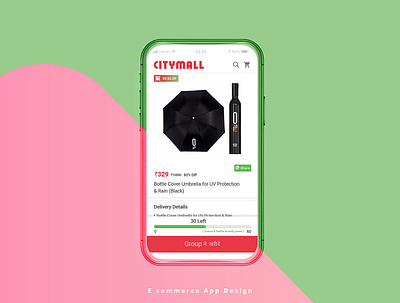 citymall App 2 tier city app design app designer design ecommerce illustration small app vector web