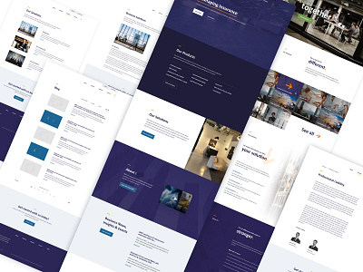 Insurance Company Layouts homepage homepagedesign insurance layout layouts web design webdesign