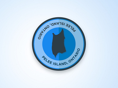 Coasters for Pelee Island, Ontario badge canada coaster coasters emblem graphics ontario pelee pelee island stickermule