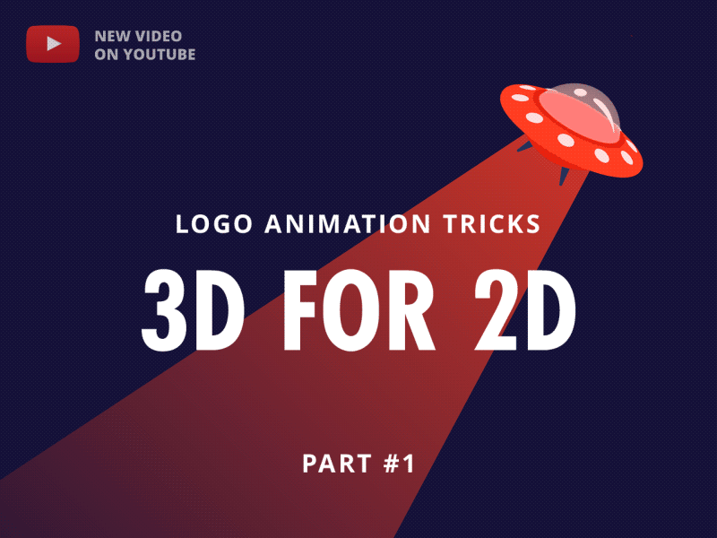 Tutorial: 3D Techniques for 2D Logo Animation by Motion Design School on  Dribbble