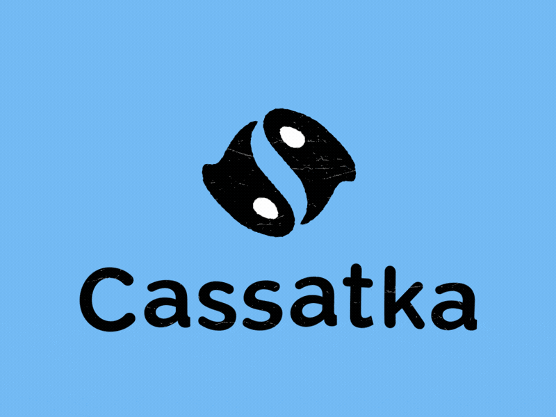 Cassatka logo animation ae after effects animation character fish logo logoanimation motion motiondesignschool water