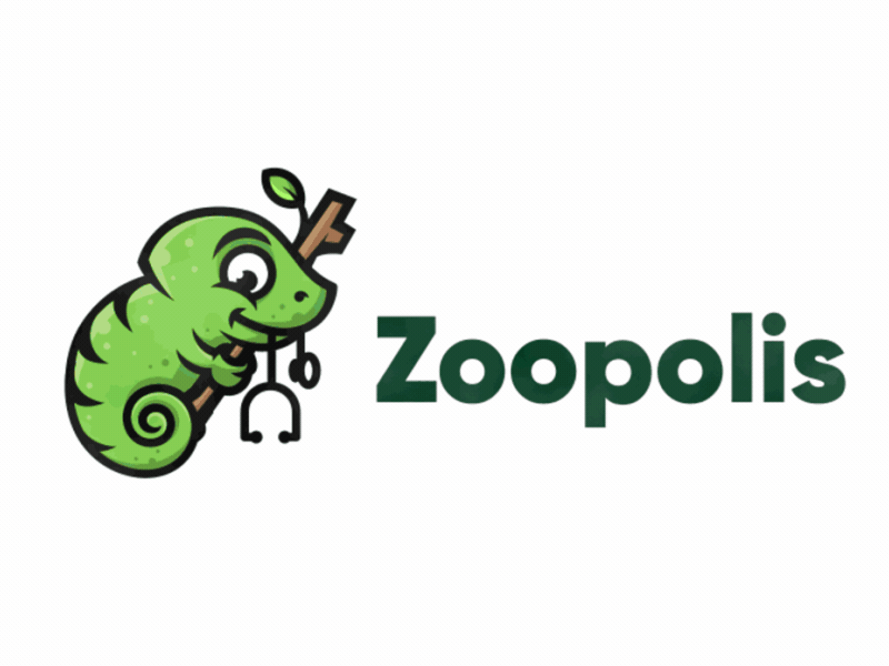 Zoopolis logo animation ae after effects animation character illustration logo logoanimation motion motiondesignschool zoo