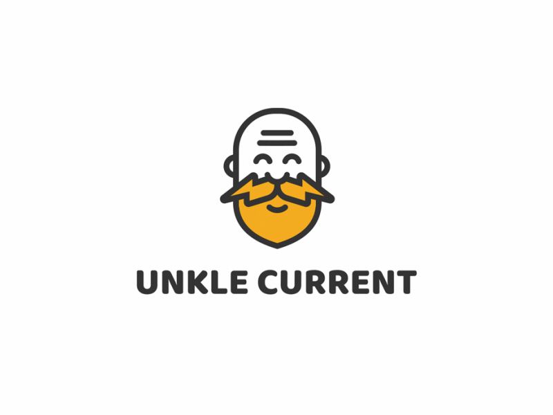 Uncle Current ae after effects animation character current electricity illustration logo logoanimation motion motiondesignschool