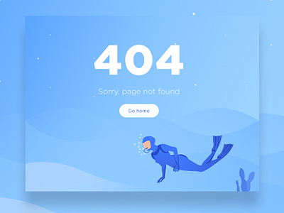 DailyUI (8 Day) 404 page