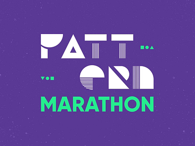 Pattern Marathon aftereffect animation marathon morphing motion animation motiondesignschool pattern shape
