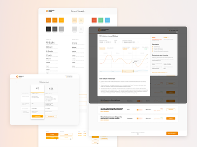 NN Investment Partners TFI // Reimagined branding buying cart chart checkout clean dashboard design system figma financial funds identity investments material minimal minimalistic styleguide typography ui ux