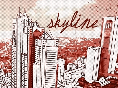 Skyline illustration mariella heights