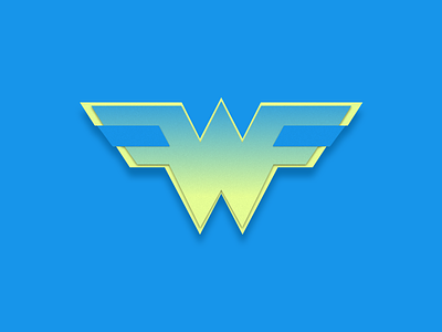 Wonder Woman TypeHue W Challenge letter typehue w