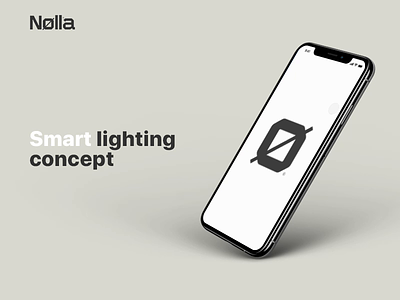 Nolla app animation app design ios iphonexs motion smart lighting ui ux