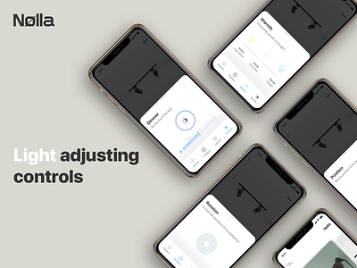 Nolla app adjusting app controls design icons ios lightning smart ui