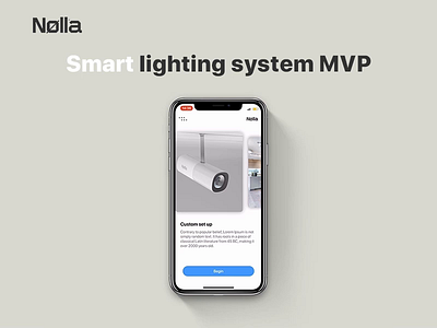 Nolla app MVP animation app design ios motion mvp ui ux