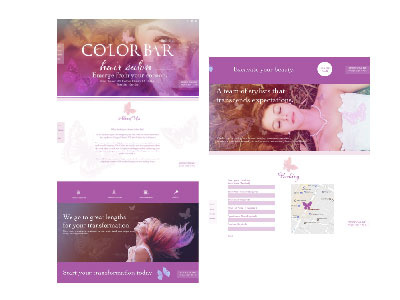 Hair Salon Website Design design website