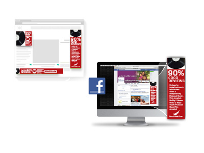 Social media banner ads