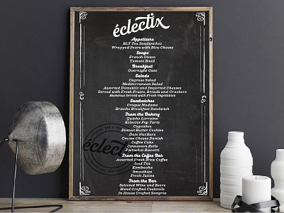 Coffee Shop Menu Design