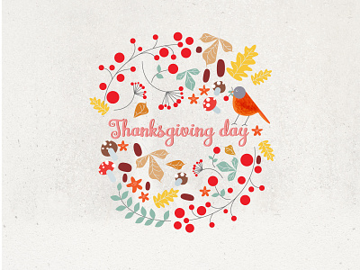Thanksgiving Day Illustration illustration practice
