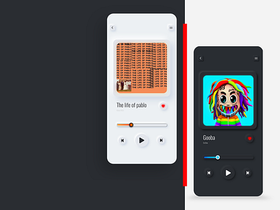 Soft UI Music Player