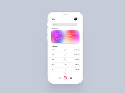 Stock Trading App Light Theme