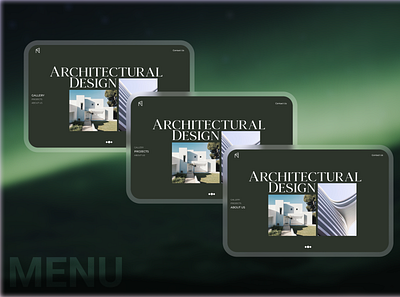 Architectural Studio Website archi architect architecture design interaction landing page minimal ui ux web design
