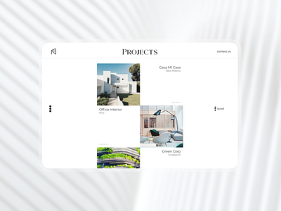 Architectural Studio Website (Projects Page)