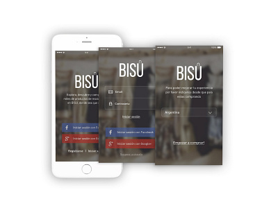 BISU - Shopping APP app design ui