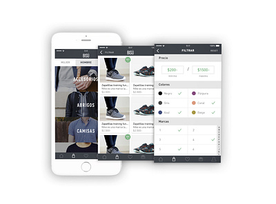 BISU - Shopping APP app design ui