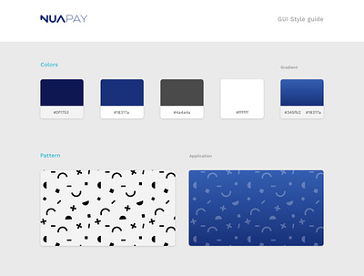 Nuapay Website - Style guide branding design typography ui ux web website