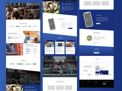 Nuapay Website - Mockups design ui web website