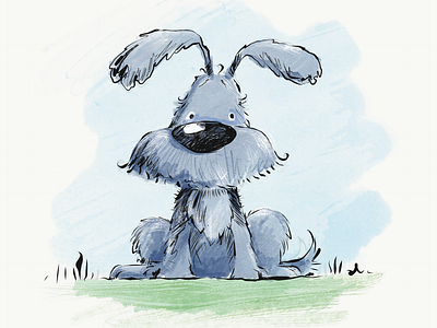Mr Socks - AKA Dog Monster dogs humour illustrator