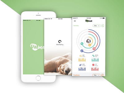 Dinbeat app app appmobile dinbeat health ios iot mobile pet ui uidesign visual