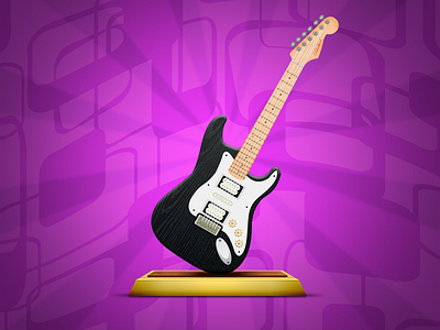 Rock achievement bass fender guitar icon instrument music rock