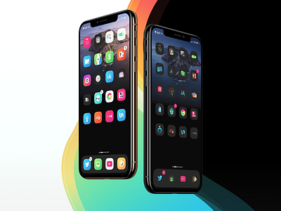 Flux | iOS Icon pack apple blur dribbble flux icon pack ios iphone iphonex jailbreak theme