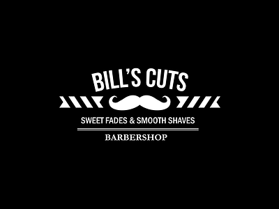 Bills barber branding logo