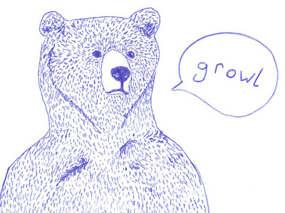 Biro Bear bear biro quick doodle
