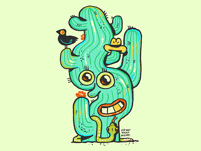 Cactus Weirdo cactus cartoons character design concept art desert illustration illustration
