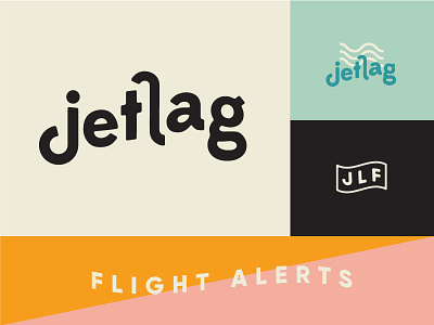 jetlag brand identity brand identity flight alerts jetlag logo design visual identity wordmark