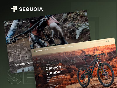 Sequoia Bikes - UX/UI, Branding branding desktop graphic design logo ui user experience user interface ux website