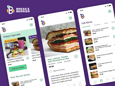 Bread and Berries Mobile App