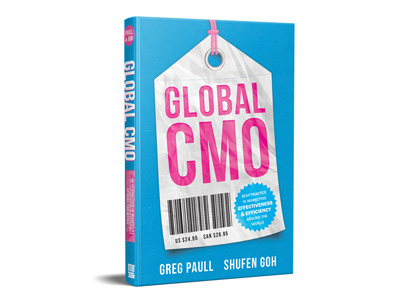 Global CMO book cover design print